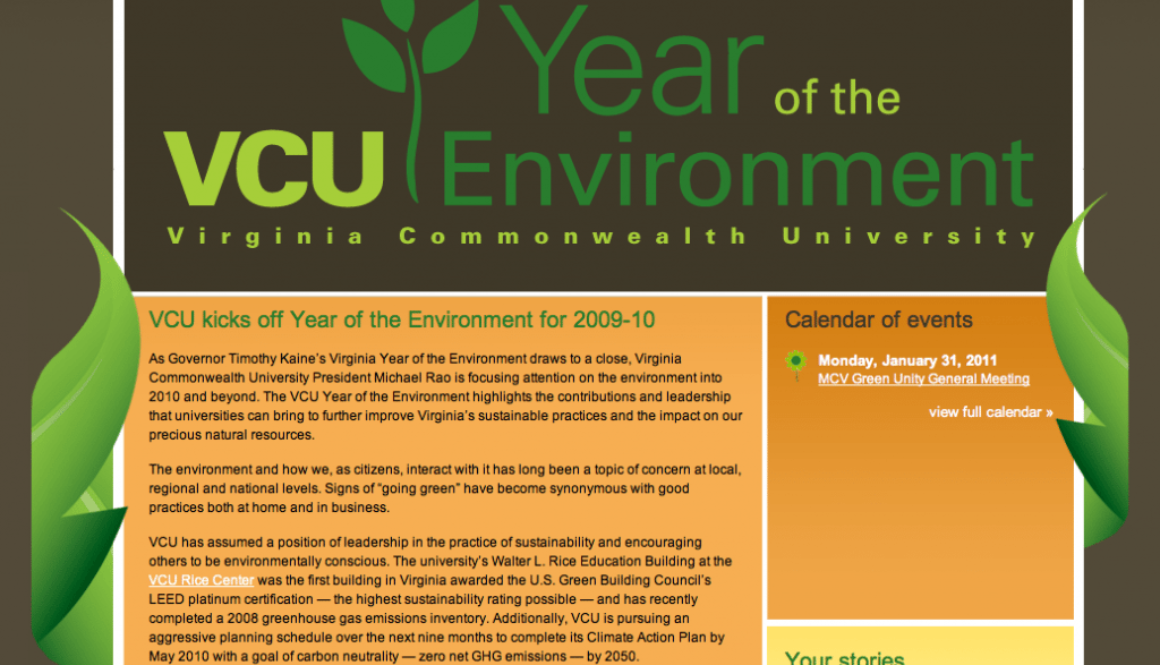 VCU Year of the Environment