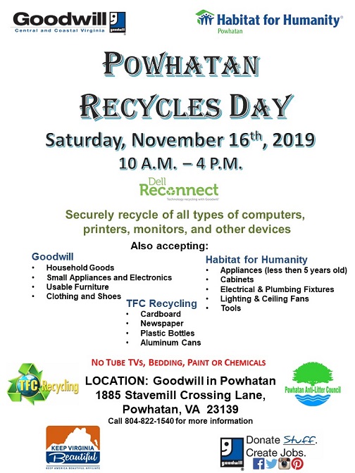 Powhatan Recycled Day!