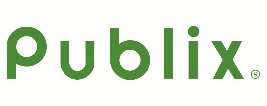 The work Publix in green letters