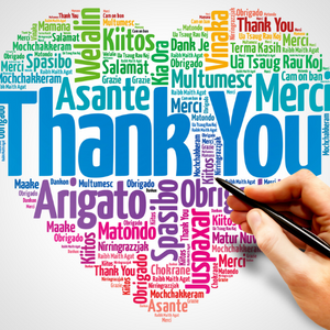 Words for thank you in different languages