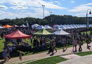Tents at JamPacked 2022, Brown's Island