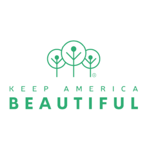 Green letters saying Keep America Beautiful