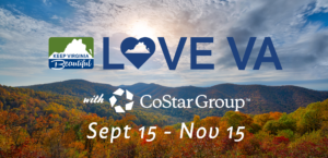 Logo for LOVE VA anti-litter campaign