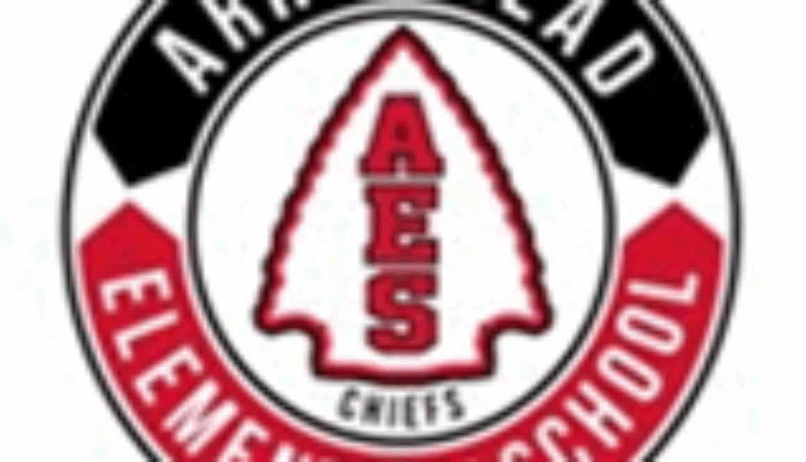 Arrowhead Elementary School school logo with a drawn arrowhead shape and the word "Chiefs"