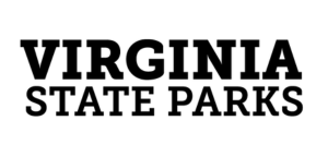 Words in black font that say Virginia Sate Parks